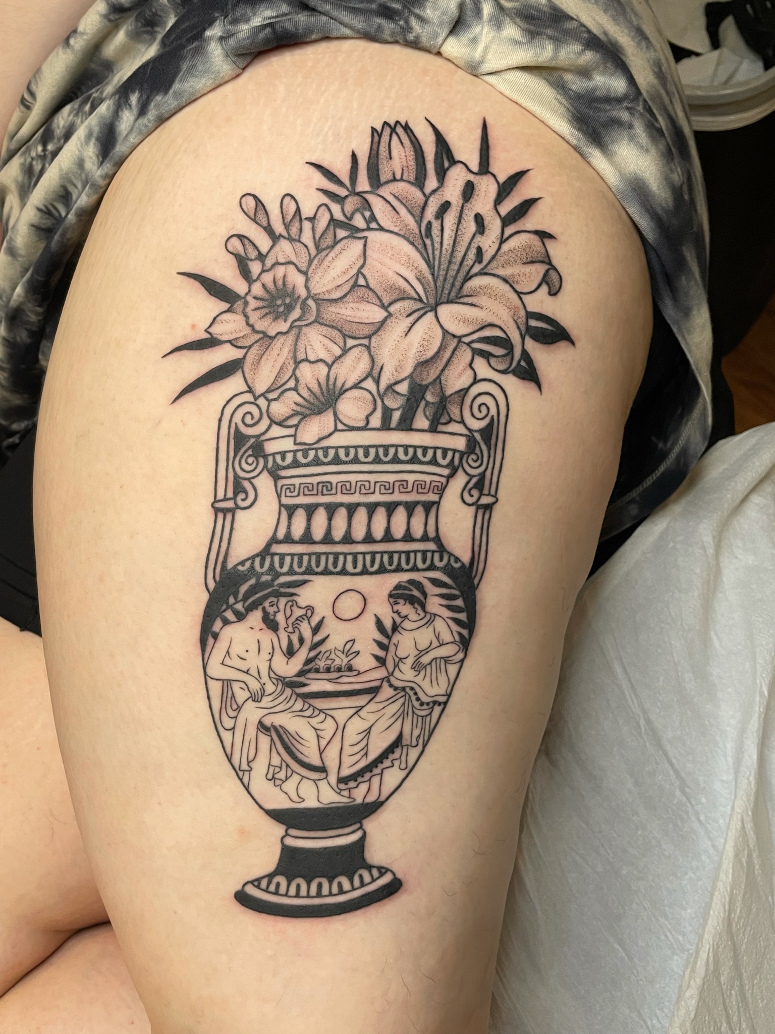 Vase Art Print by Martha Smith Tattoo  Fy